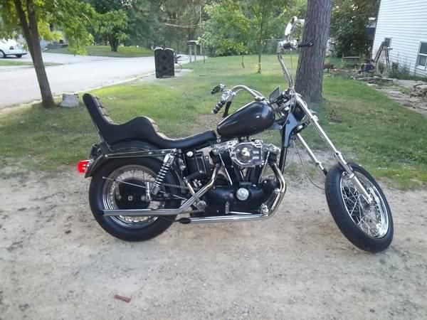 1973 IRONHEAD HARLEY DAVIDSON XLCH 1000 SPORTSTER LOTS OF NEW PARTS ON BIKE
