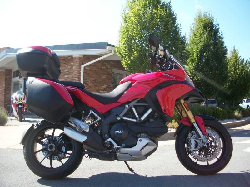 2011 Ducati Multistrada 1200 S Touring with top case