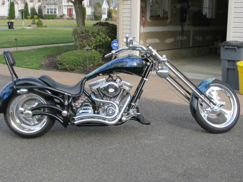 2010 bourget fat daddy chopper 117" ss motor, chrome package, bourget