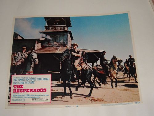 1969 THE DESPERADOS LOBBY CARD 7 VINCE EDWARDS JACK PALANCE