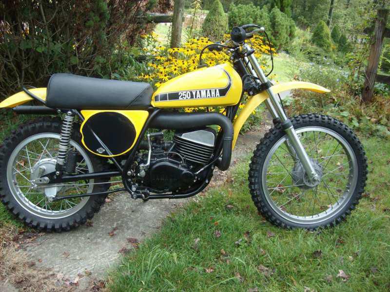 1974 yamaha mx 250 restored