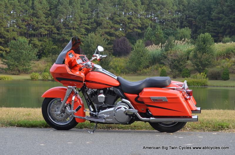 2008 harley davidson  road  glide " mirage orange" paint custom wheels