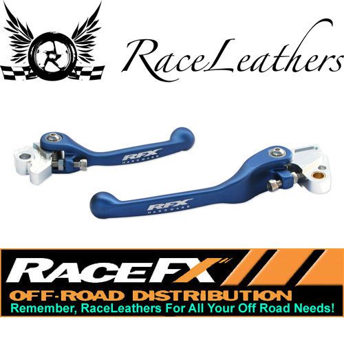 RFX BLUE FLEXI BRAKE &amp; CLUTCH RACE SERIES LEVERS FITS HUSABERG FE 390 2009-2013