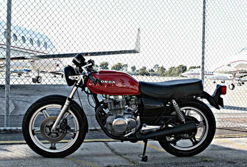 Honda CB400T CB400 Cafe Racer Black Widow Carbon Fiber 1978 Excellent Condition