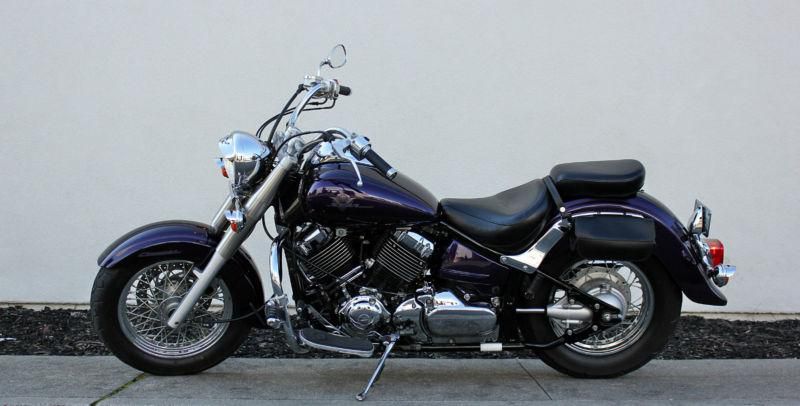 2001 Yamaha V-Star 650! Purple! Low miles! Ready to ride today!