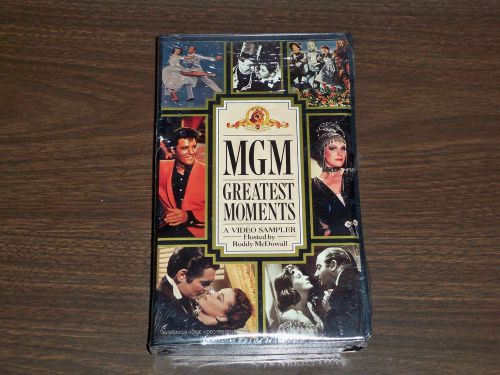 MGM GREATEST MOMENTS * A VIDEO SAMPLER - BETA NEW SEALED - 1987 Roddy McDowell