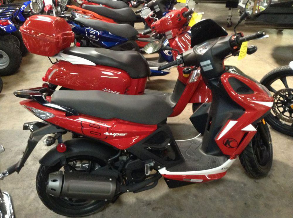 2013 kymco super 8 150  scooter 