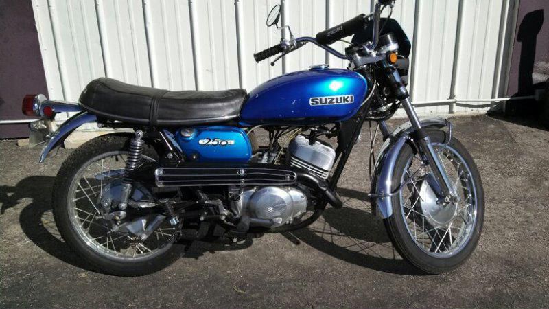 1970 Suzuki T250 II Hustler Scrambler Motorcycle 1285 Actual Miles