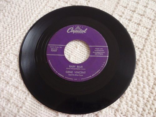 ROCKABILLY GENE VINCENT BABY BLUE/TRUE TO YOU CAPITOL 3959