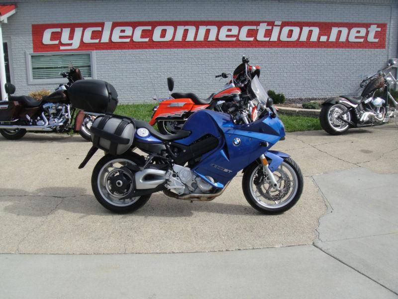 2008 bmw f800st, blue, 30k miles, very clean, bags + extended winshield