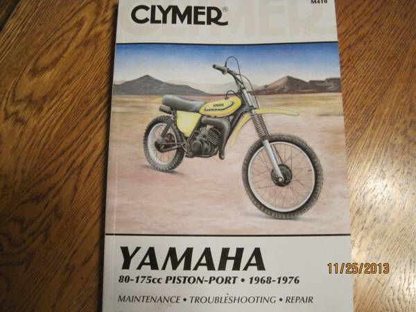 Clymer Manual Yamaha 1968-76 80-175cc 2-cycle