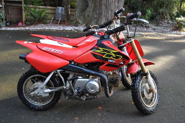 Two honda 50 dirt bikes great condition