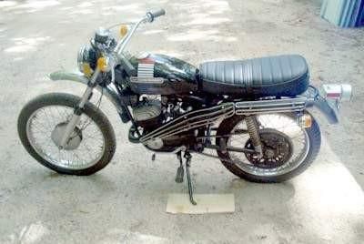 1973 harley davidson motorcycle tx125 - 2 stroke - aermacchi - restored *look*