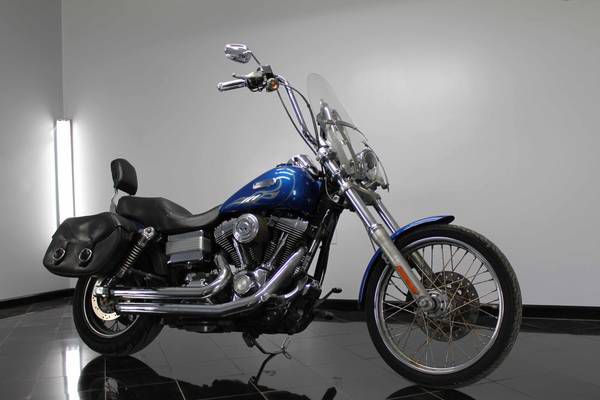 2007 Harley Davidson FXDWG Blue With Extras!!