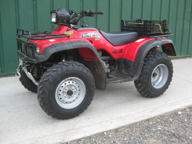 2001 HONDA FOREMAN 450S MINT WITH WINCH $3,700, RED, 624 mi, Adult Owned