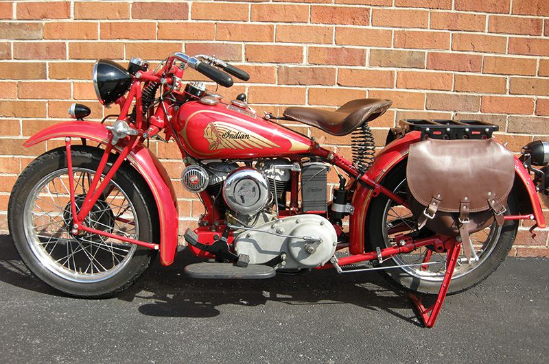WWII Indian Model 741 Scout motorcycle