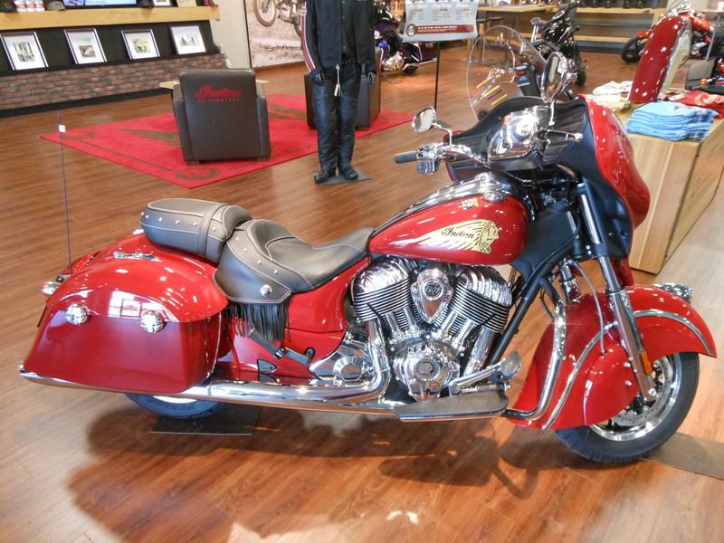 2014 indian chieftain indian motorcycle red  touring 
