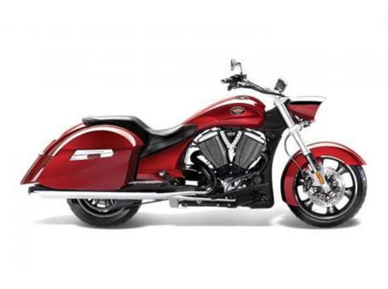 2012 Victory Cross Roads - Solid Sunset Red Touring 