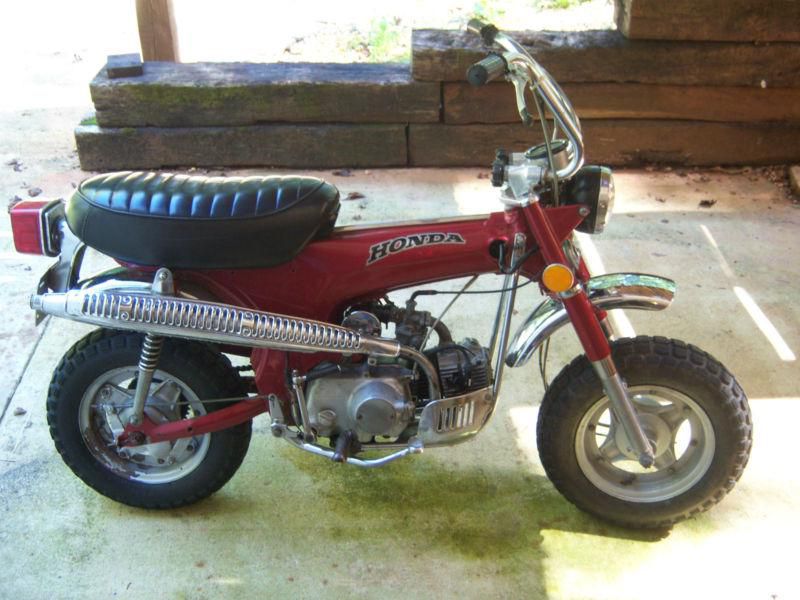 1972 HONDA CT 70, RARE 4 SPEED CLUTCH MODEL LOW MILES, NO RESERVE, COLLECTIBLE,