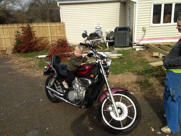 1987 kawasaki vulcan750 dayly driver with dealer installed exhaust