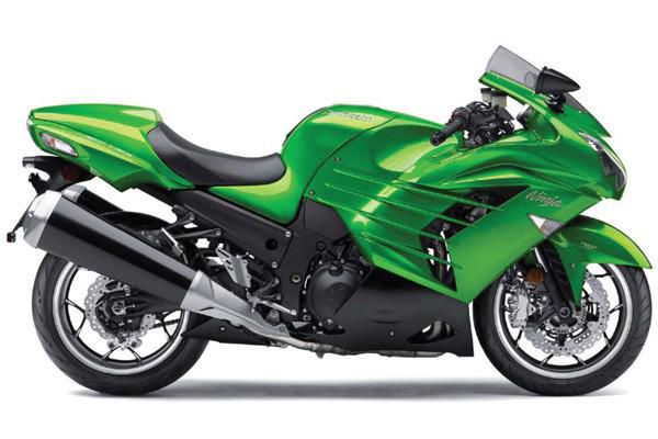 2013 kawasaki ninja zx-14r abs black-green  sportbike 