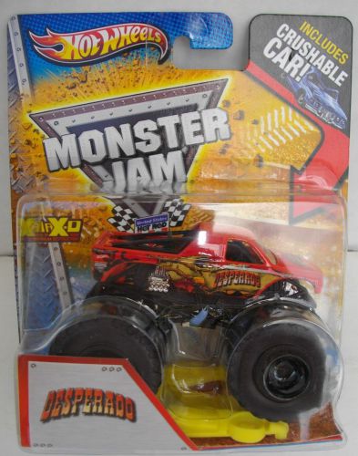 Hot Wheels Monster Jam 2013 Desperado with Crushable Car