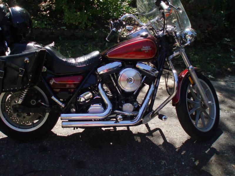 1990 Harley FXR with Extras and only 18091 miles.