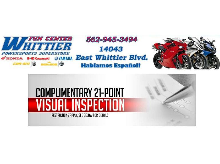 2013 Kawasaki Complimentary 21-point Visual Inspection 