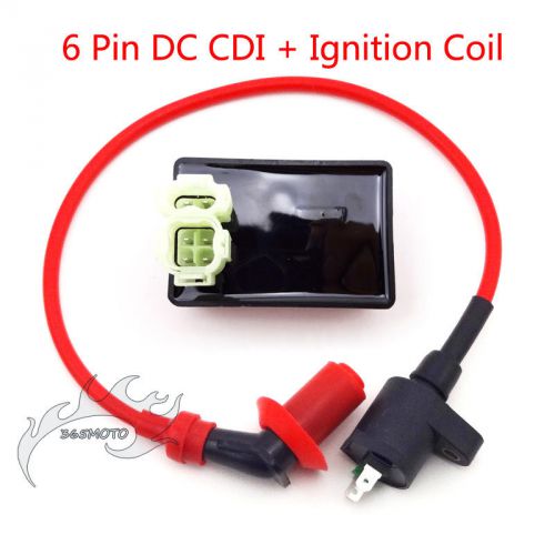 6 Pin DC CDI Ignition Coil For GY6 50 125cc 150cc Moped Scooter Kymco SYM Vento