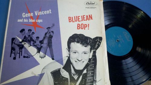 CLEAN ORIGINAL -GENE VINCENT &amp; HIS BLUE CAPS -Bluejean Bop -Capitol mono LP VG+