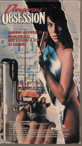 Dangerous Obsession (1988 BETA/Betamax) Brett Halsey, Corrine Clery