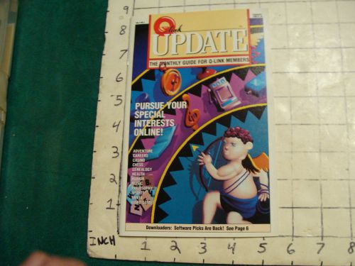 vintage video game item: Q-LINK UPDATE feb 1990 vol 3 #2, 28pgs
