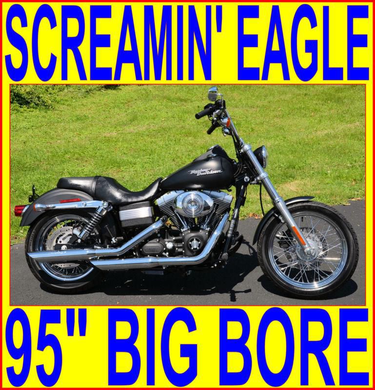 Harley davidson black dyna street bob streetbob fxdb fxdbi 95" screamin' eagle