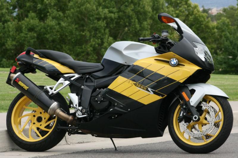 2005 BMW K1200S BUMBLE BEE BLACK & YELLOW LOW MILES WELL MAINTAINED