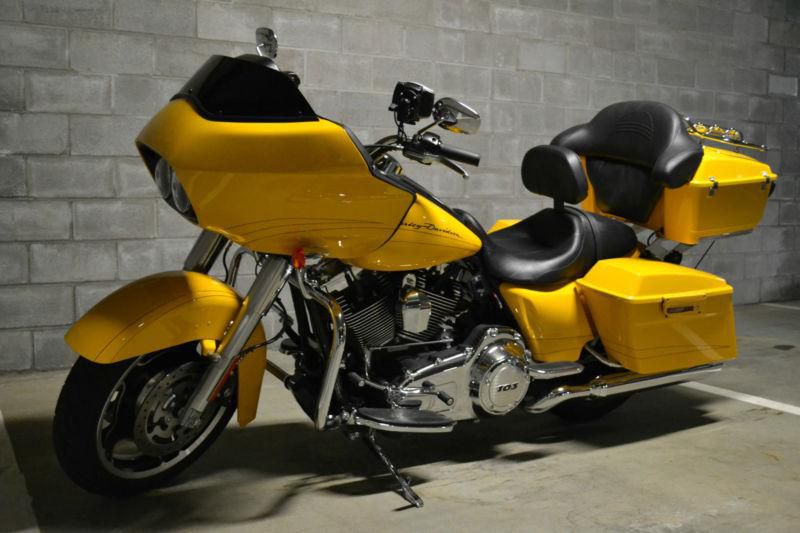 2012 Harley Davidson Road Glide - Yellow 3k miles, Lots of Extras Mint Condition