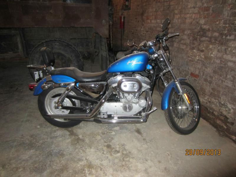 1200 sportster, royal blue, screaming eagle intake, new tires, runs excellent