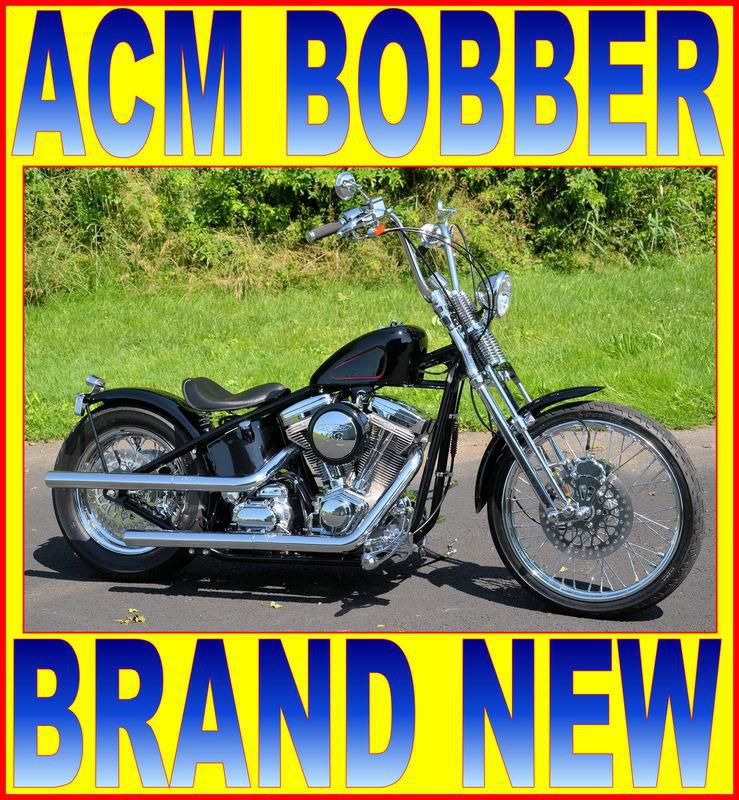 BRAND NEW 2013 AMERICAN CLASSIC MOTORS ACM BLACK BOBBER CHOPPER RIGID HARDTAIL