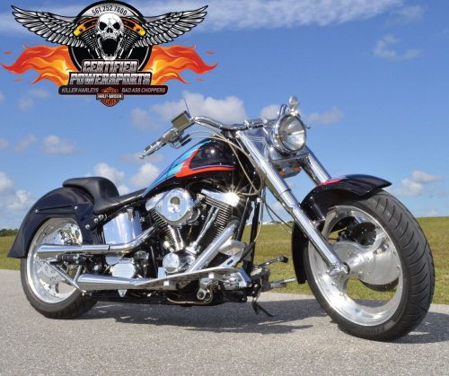 test Harley-Davidson CUSTOM FATBOY By DAVE PEREWITZ CYCLE FAB FREE SHIP