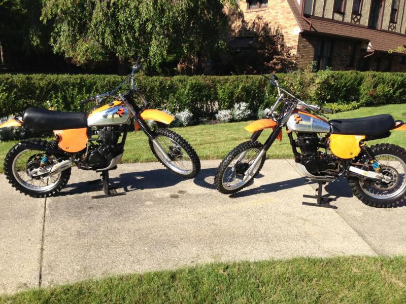 A Pair of Yamaha TT 500 & 600 dirt bikes TT500 TT600 XT500