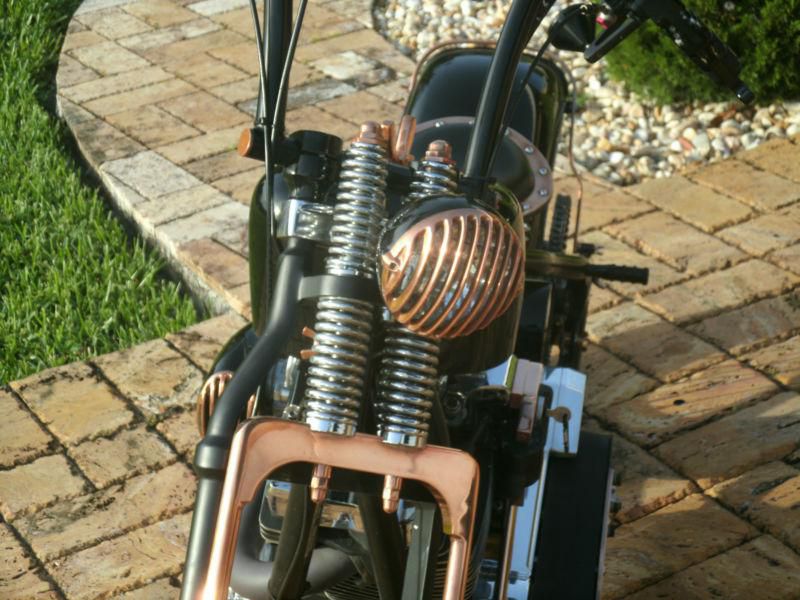 2009 Custom Copper on Black Bobber