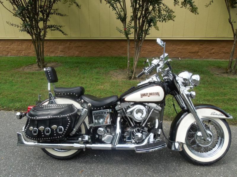 Flh, shovel head, electric start, saddle bags, super clean, very nice, loaded