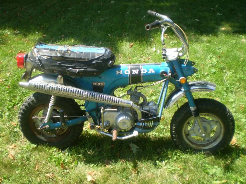 1971 Honda CT70 K0 K 0 CT 70 Mini Trail 70 Honda 70 Sapphire Blue bike 2