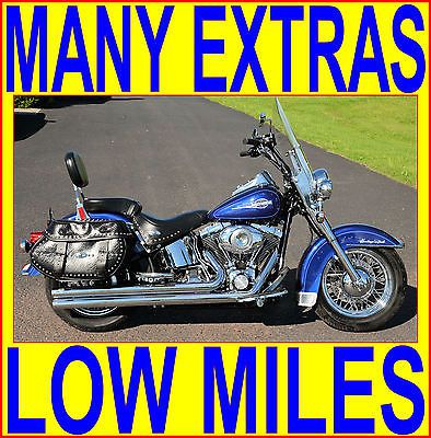 Harley-Davidson : Softail 2007 BLUE HARLEY DAVIDSON HERITAGE