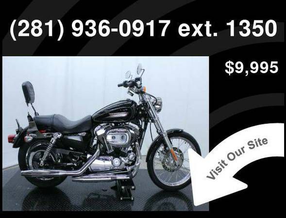 2009 Harley-Davidson XL 1200C Sportster 1200 Custom Vivid Black