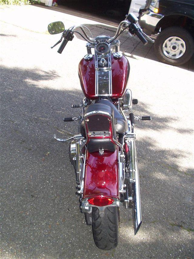1985 Red Harley Davidson Wide Glide