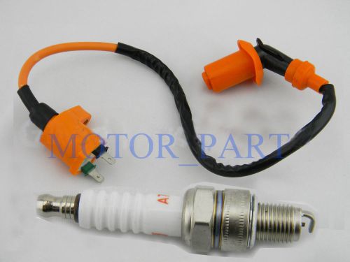 Racing Ignition Coil + Spark Plug Fit GY6 50cc 125cc 150cc Scooter TaoTao Buyany