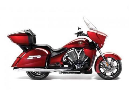 2012 victory cross country tour - sunset red, pearl white  touring 