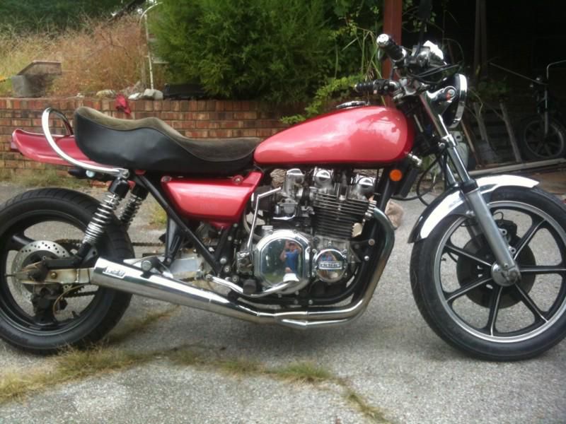 1977 kawasaki kz 1000 motorcycle custom fast clear title "no reserve" $1700