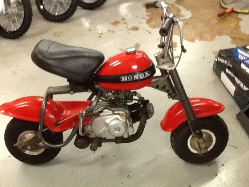 Old honda 50cc dirt bike #7