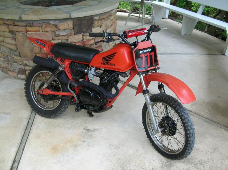 HONDA 1983 XR80 MOTORCYCLE OFF ROAD DIRT BIKE ATV